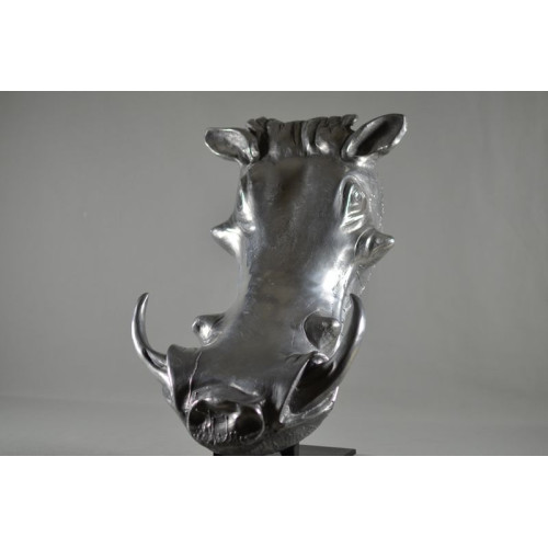 François CARRIERE, "Phacochère", aluminium