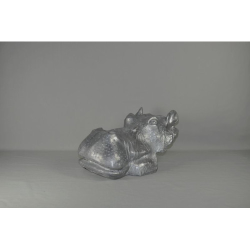 François CARRIERE, "Hippopotame", aluminium