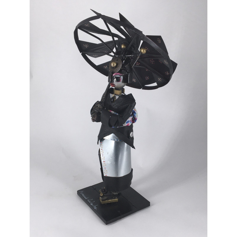 Arnaud Lahoche, "100  steps", sculpture métal