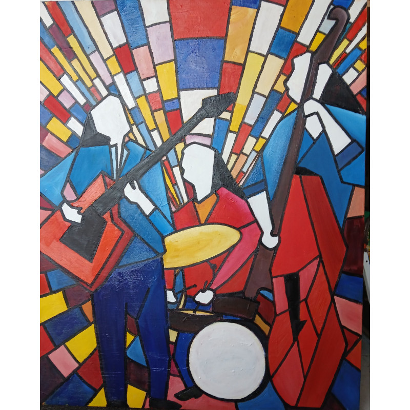 ESDEZ, "Slow", Huile sur toile