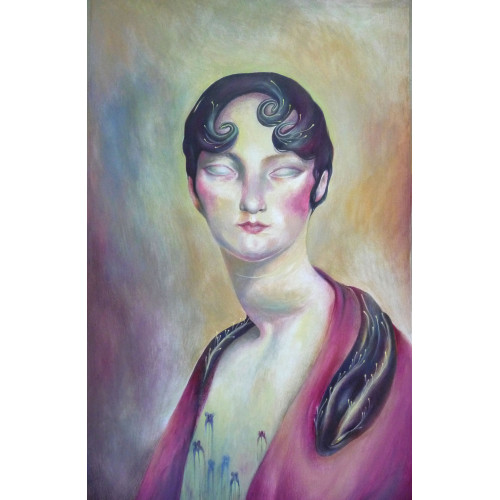 Camille PERRET, "Lebraude"", gouache et crayon sur papier